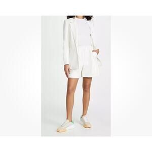 NWT $295 Ivory Vegan Leather‎ Short Size Medium